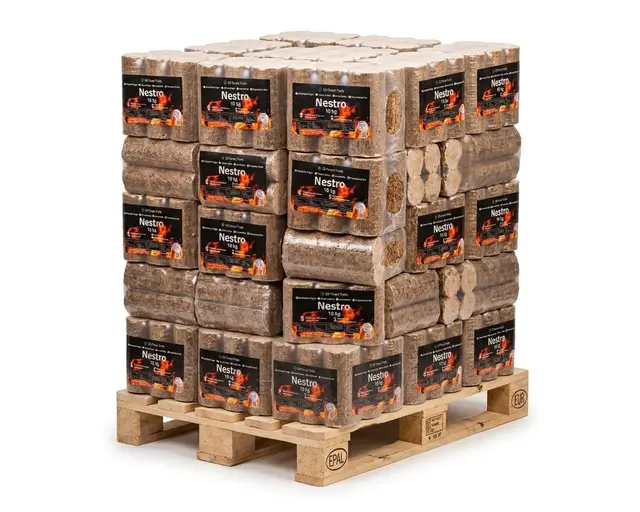 NESTRO Bûches compressées — Palette 900 kg
