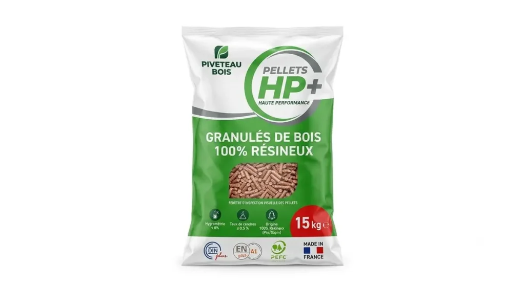Granulés Piveteau HP+ — Palette de 72 sacs de 15 kg