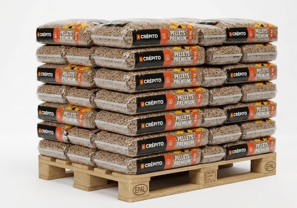 Granulés Crépito — Palette de 66 sacs de 15 kg